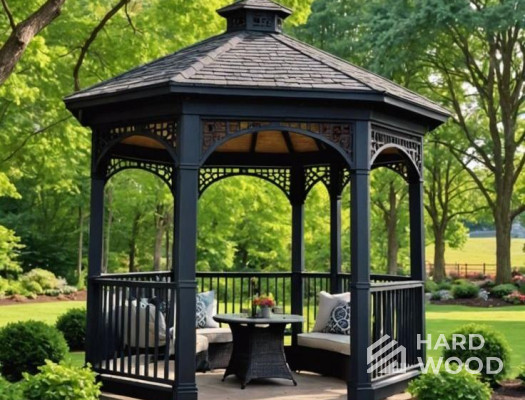 Восьмиугольная беседка в английском стиле №85 - фото 1895